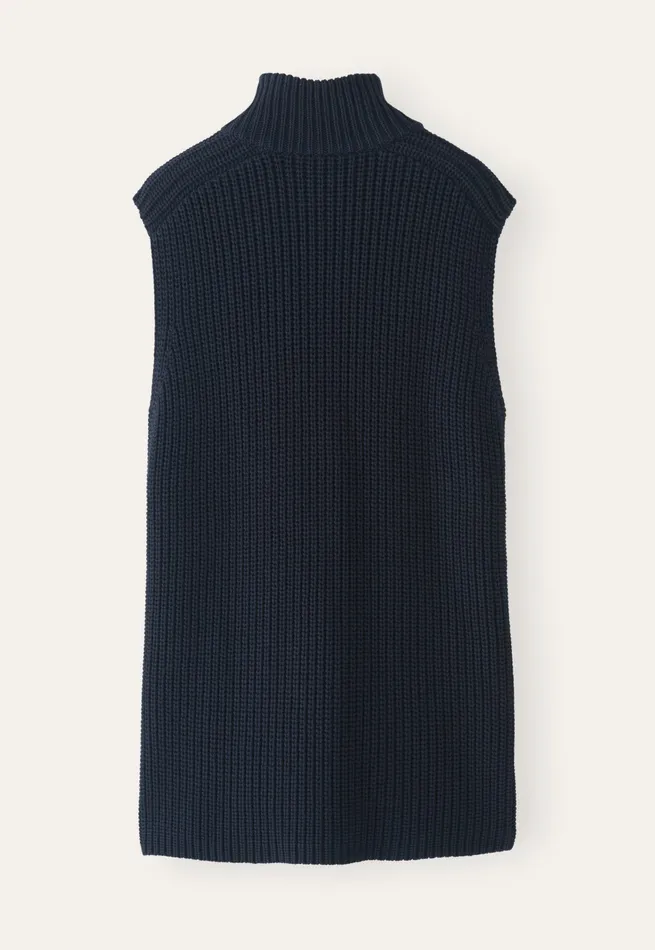 Poetry Fashion Cardigans Women Zipfront Gilet Blue Black