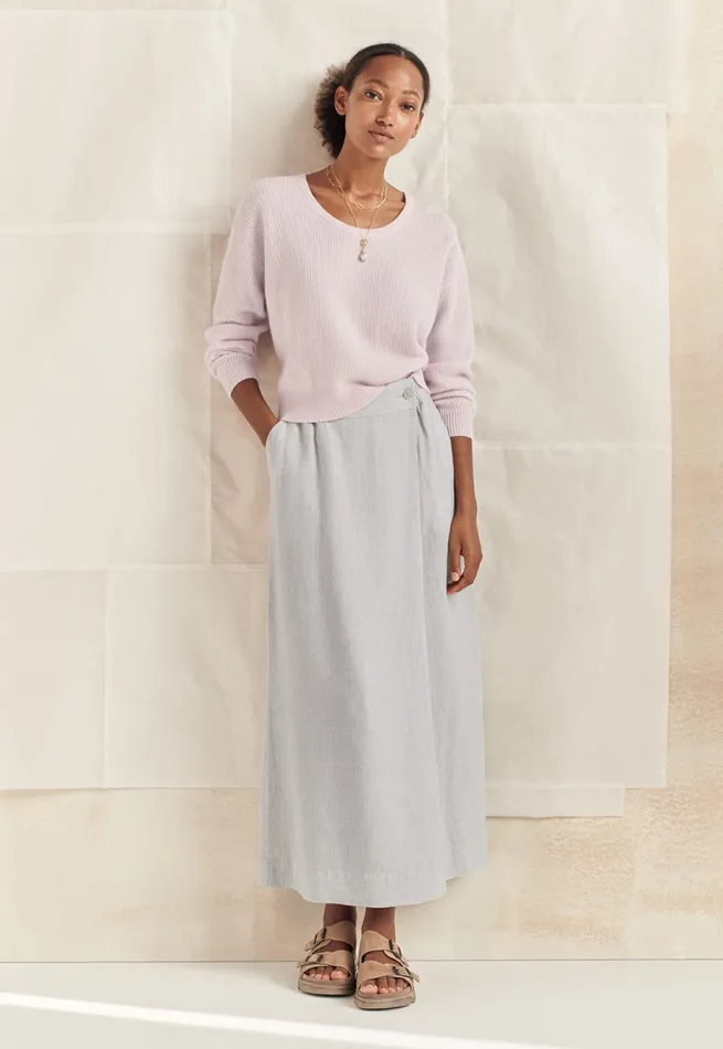 Poetry Fashion Dresses and Skirts Women Aline Skirt Ice Grey