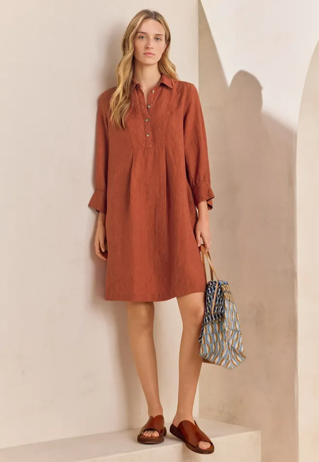 Poetry Fashion Dresses and Skirts Women Bibdetail Dress Chilli Orange