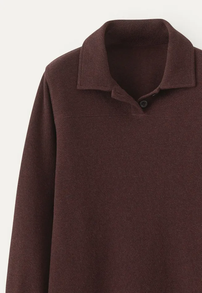 Poetry Fashion Dresses and Skirts Women Buttonneck Dress Aubergine