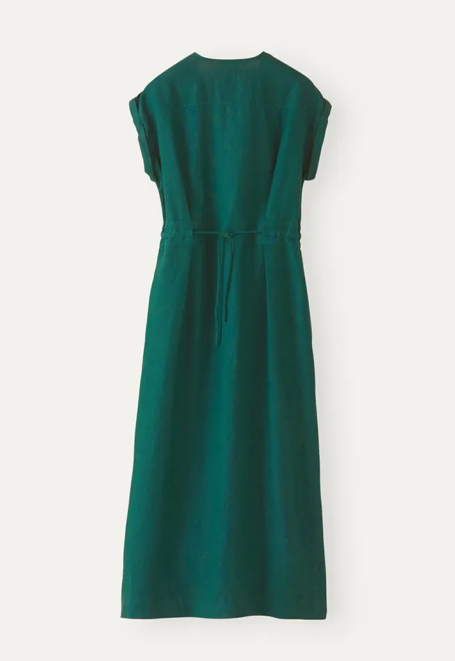 Poetry Fashion Dresses and Skirts Women Buttonthrough Dress Bottle Green