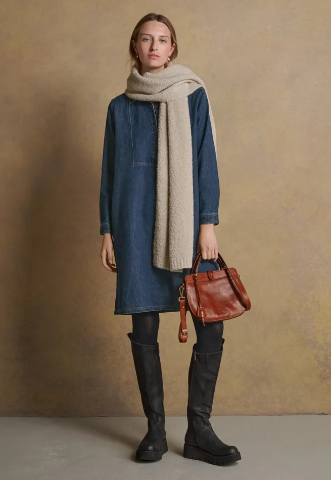 Poetry Fashion Dresses and Skirts Women Indigodyed Dress Dark Denim