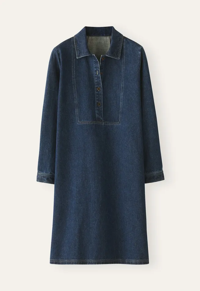 Poetry Fashion Dresses and Skirts Women Indigodyed Dress Dark Denim