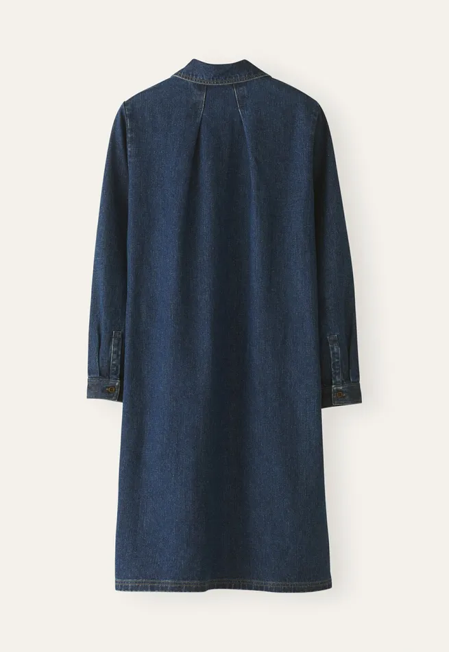 Poetry Fashion Dresses and Skirts Women Indigodyed Dress Dark Denim