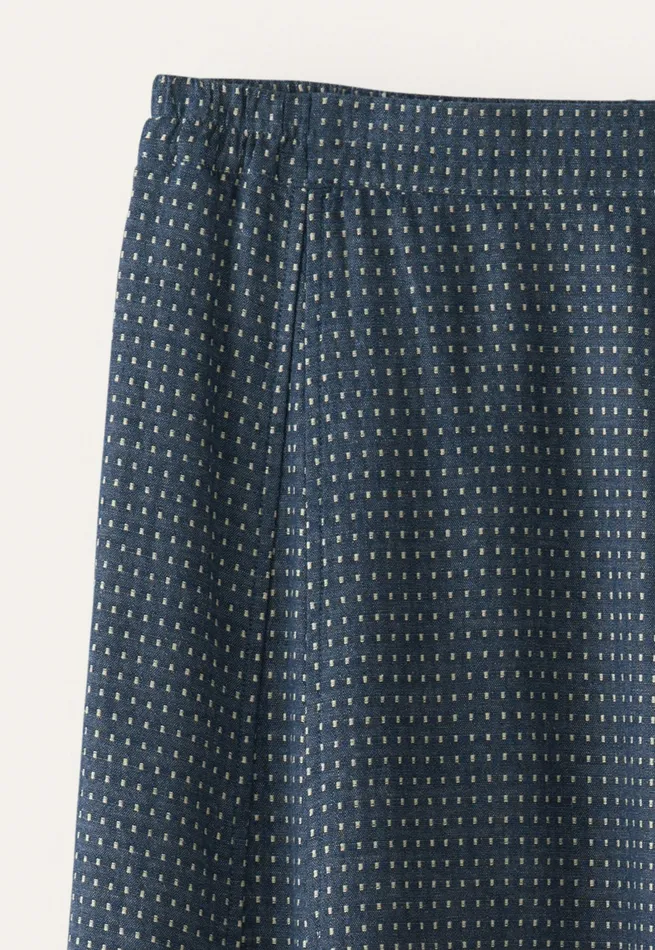 Poetry Fashion Dresses and Skirts Women Long Godet Skirt Soft Indigo