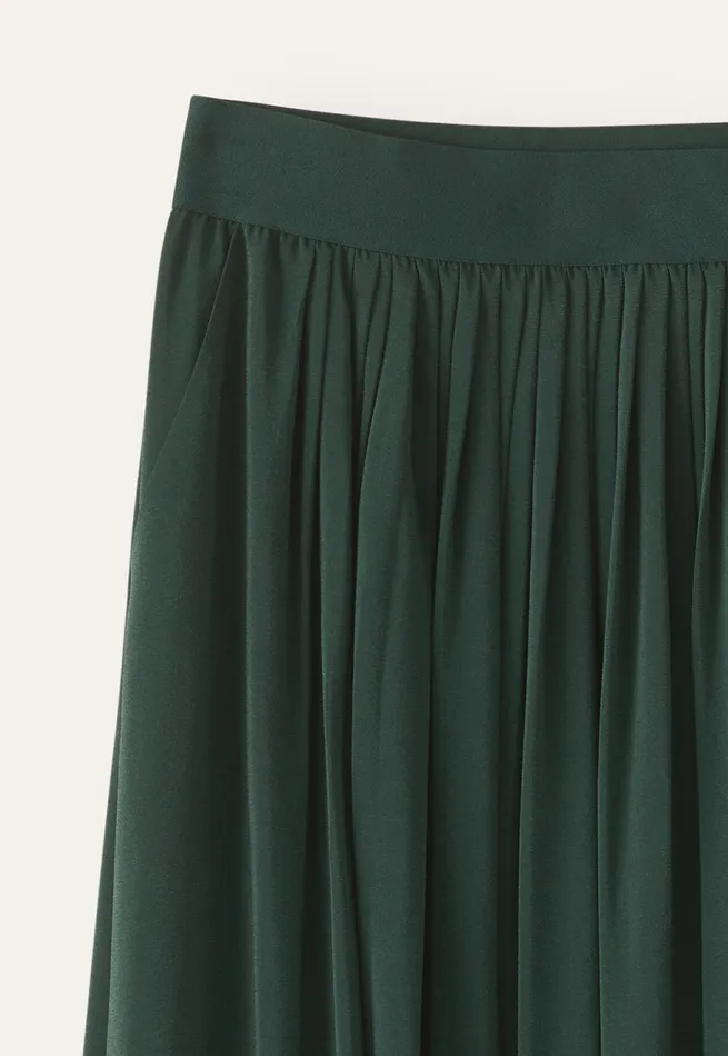 Poetry Fashion Dresses and Skirts Women Long Pleated Skirt