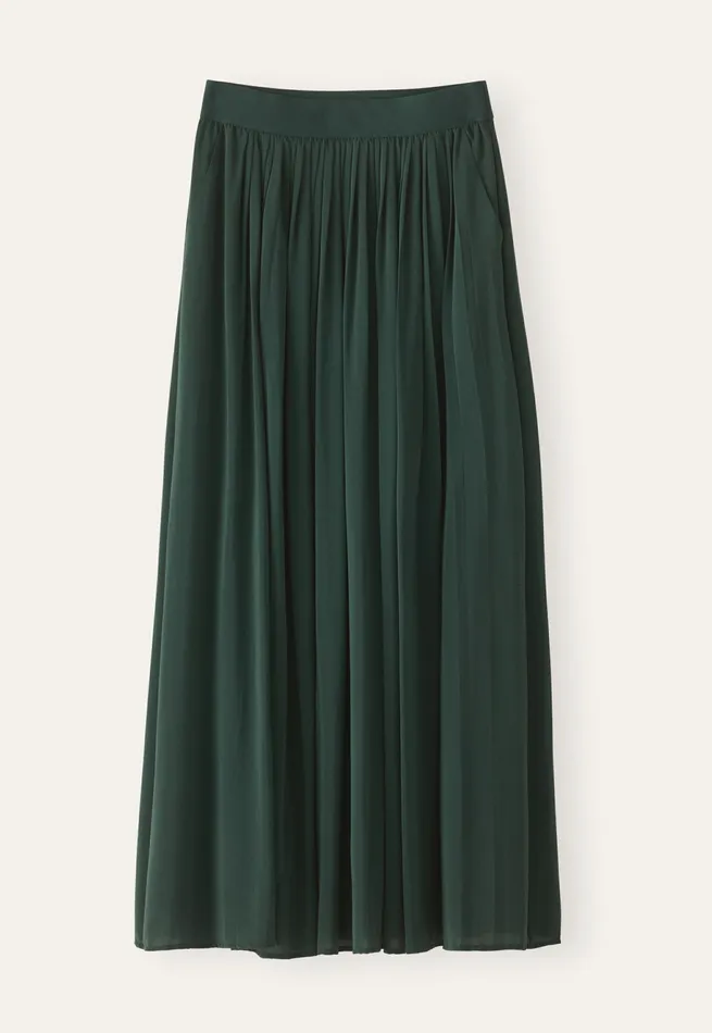 Poetry Fashion Dresses and Skirts Women Long Pleated Skirt