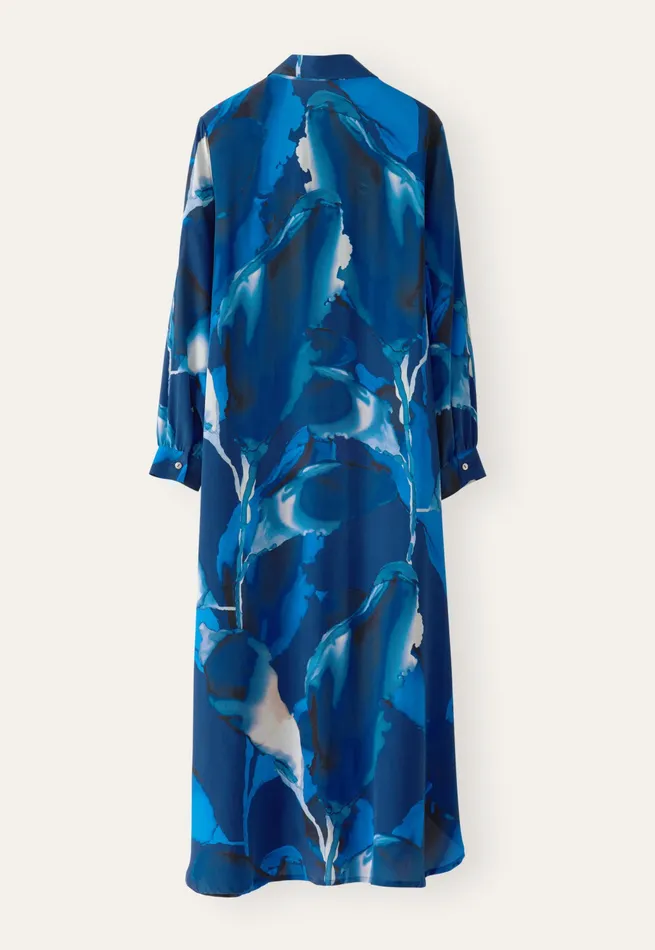 Poetry Fashion Dresses and Skirts Women Long Printed Dress Midnight Shell