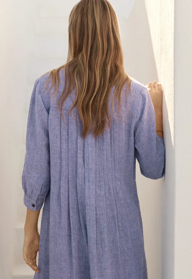 Poetry Fashion Dresses and Skirts Women Pleatdetail Dress Violet