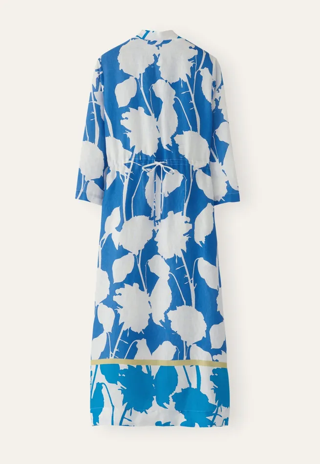 Poetry Fashion Dresses and Skirts Women Printed Wrapdress Marine White