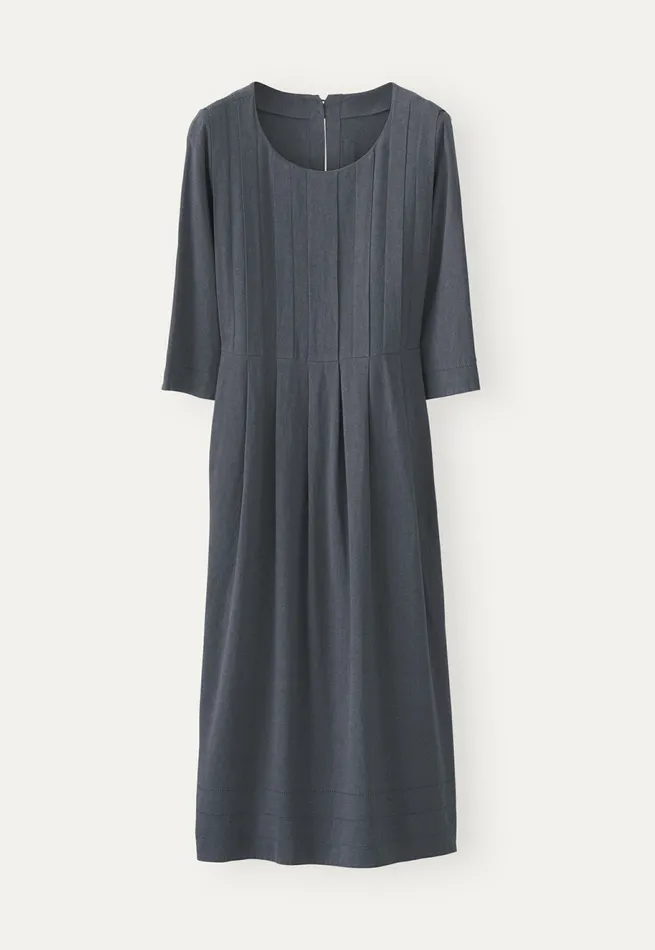 Poetry Fashion Dresses and Skirts Women Scoopneck Dress Dark Grey