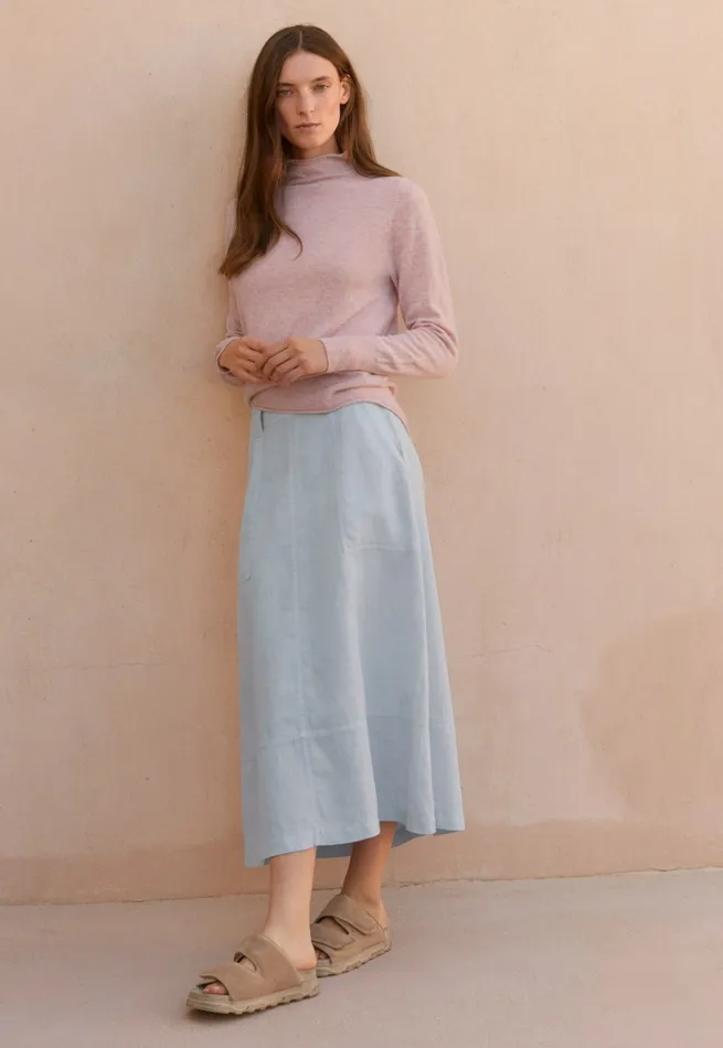 Poetry Fashion Dresses and Skirts Women Seamdetail Skirt Chambray