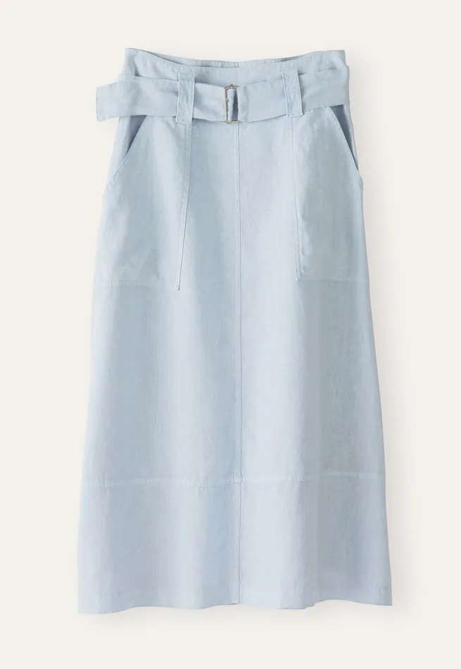 Poetry Fashion Dresses and Skirts Women Seamdetail Skirt Chambray