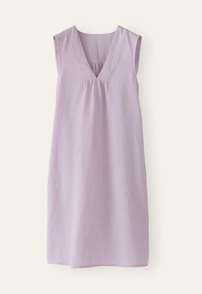 Poetry Fashion Dresses and Skirts Women Sleeveless Dress Pink Lilac
