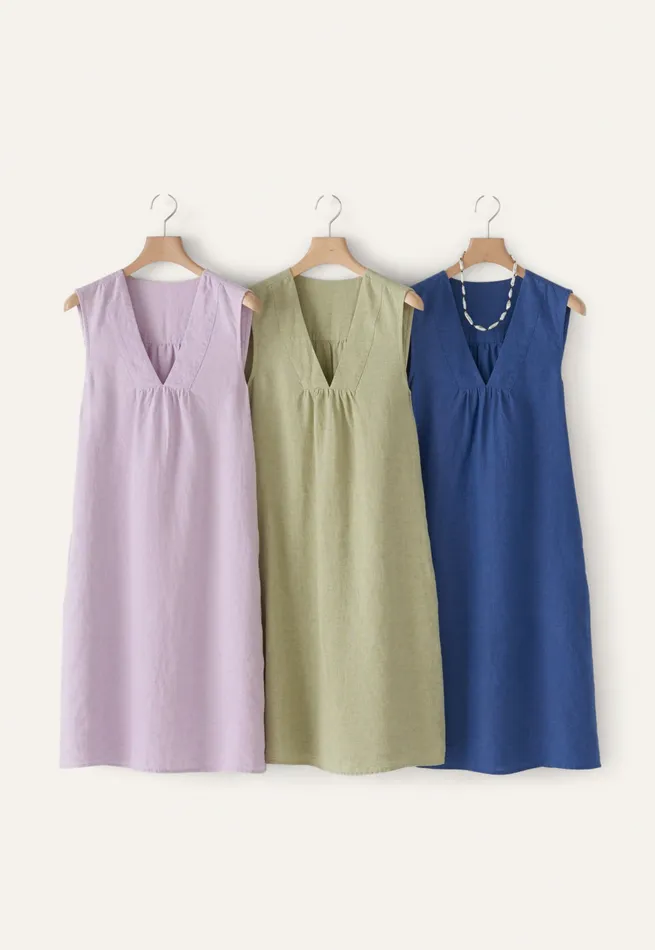 Poetry Fashion Dresses and Skirts Women Sleeveless Dress Pink Lilac