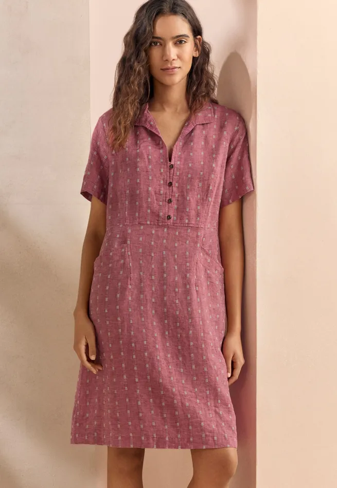 Poetry Fashion Dresses and Skirts Women Striped Dress Cranberry
