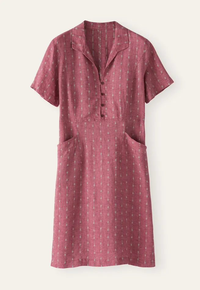 Poetry Fashion Dresses and Skirts Women Striped Dress Cranberry