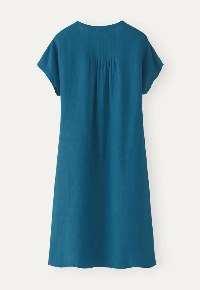 Poetry Fashion Dresses and Skirts Women Tuckdetail Dress Petrol Blue