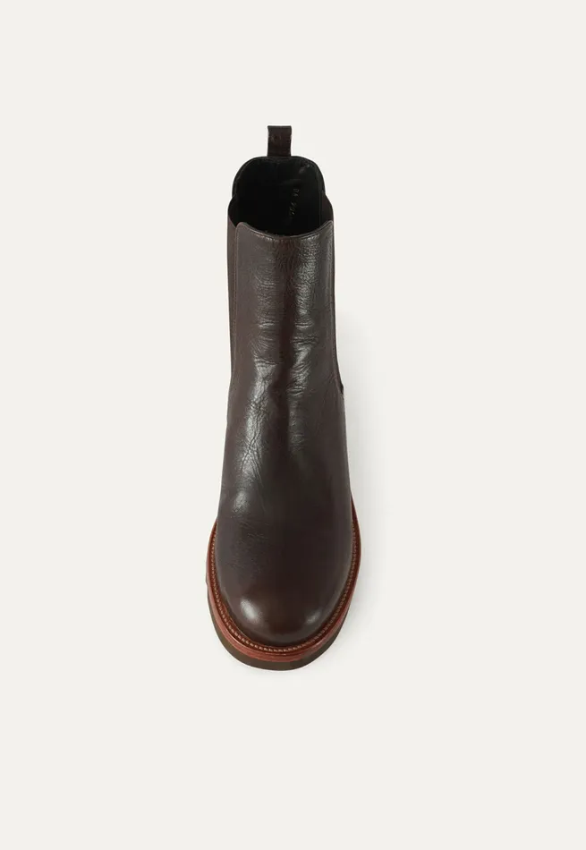 Poetry Fashion Footwear Women Ankle Boots Dark Brown