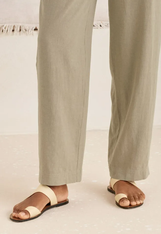 Poetry Fashion Footwear Women Cutaway Sandals Linen