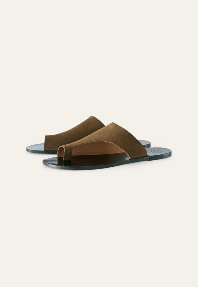 Poetry Fashion Footwear Women Cutout Sandals Khaki Brown