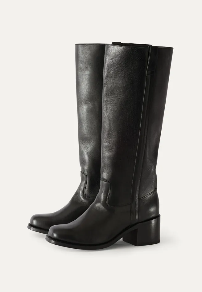 Poetry Fashion Footwear Women Kneehigh Boots Black
