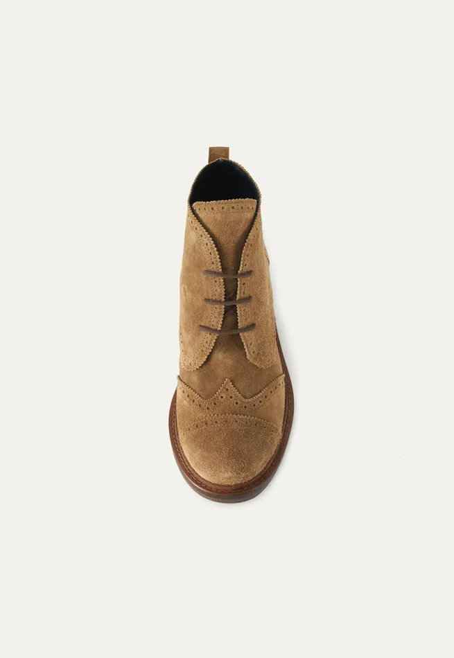 Poetry Fashion Footwear Women Laceup Boots Light Tan