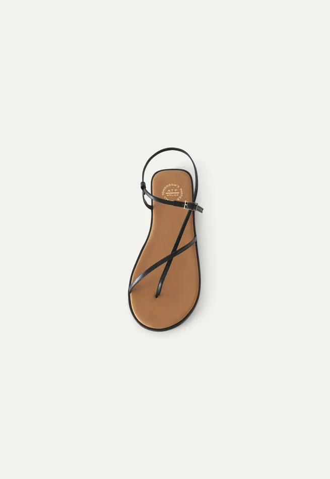 Poetry Fashion Footwear Women Multistraps Sandals Black