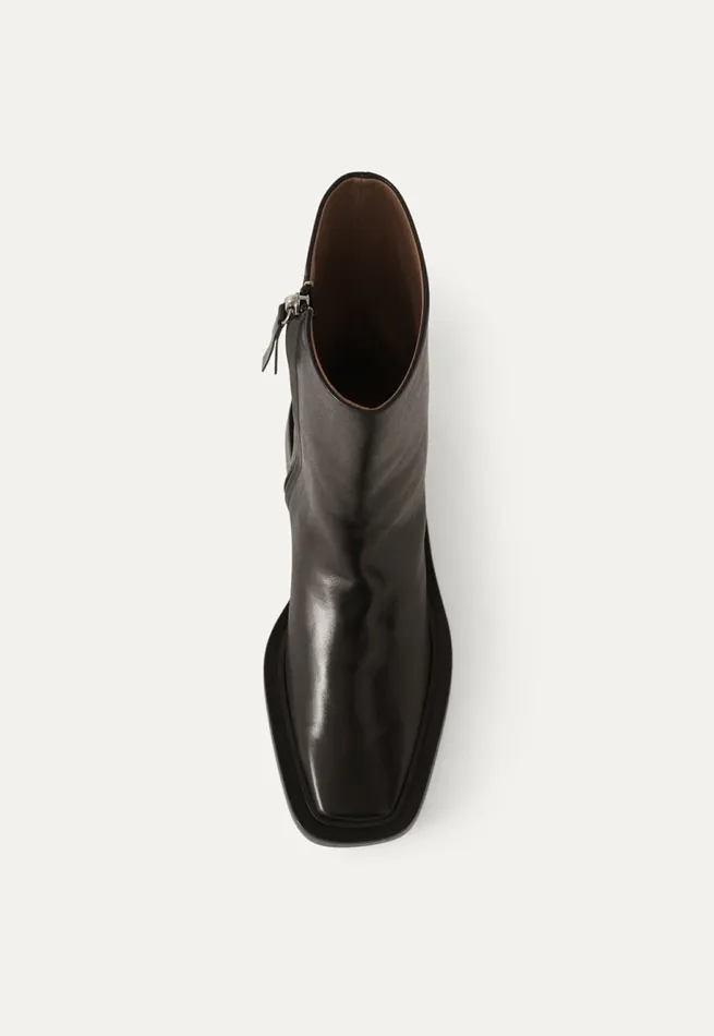 Poetry Fashion Footwear Women Squaretoe Boots Black