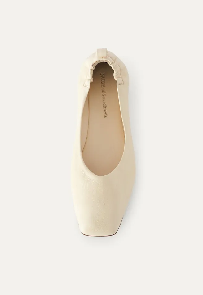 Poetry Fashion Footwear Women Squaretoe Pumps Ecru