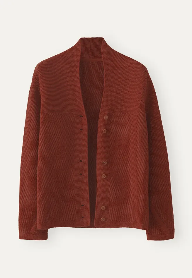 Poetry Fashion Jackets and Coats Women Buttonfront Cardigan Orange Chilli