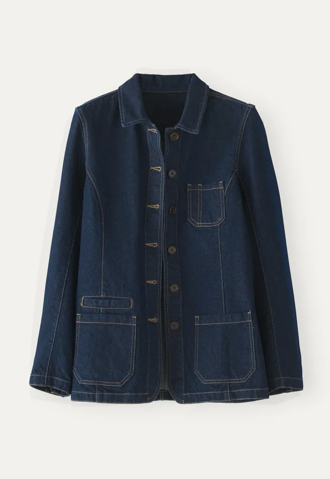 Poetry Fashion Jackets and Coats Women Denim Jacket Dark Wash