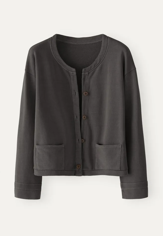 Poetry Fashion Jackets and Coats Women Jersey Jacket Petrol Black