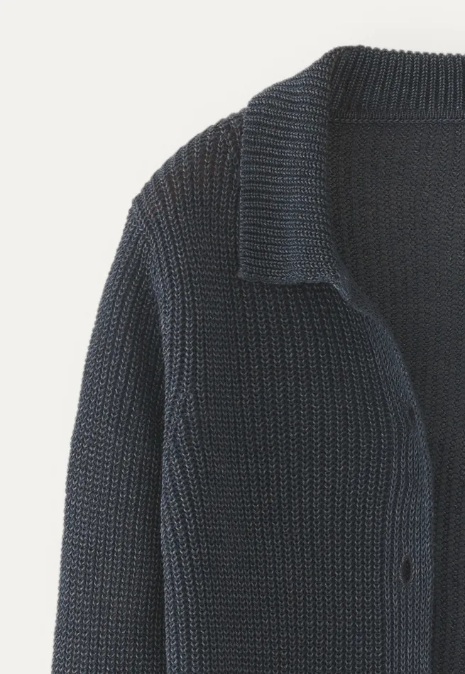 Poetry Fashion Jackets and Coats Women Knitted Jacket Petrol Grey
