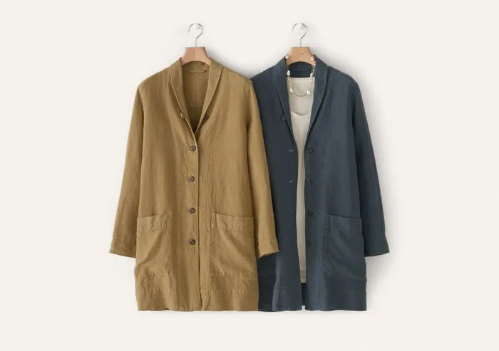 Poetry Fashion Jackets and Coats Women Long Jacket Wheat