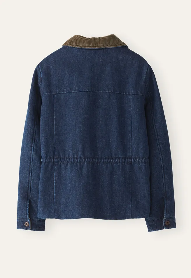 Poetry Fashion Jackets and Coats Women Padded Jacket Dark Denim