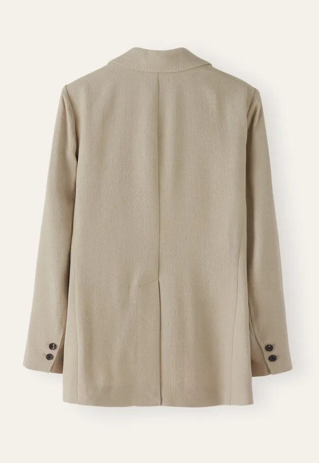 Poetry Fashion Jackets and Coats Women Tailored Blazer Pale Natural