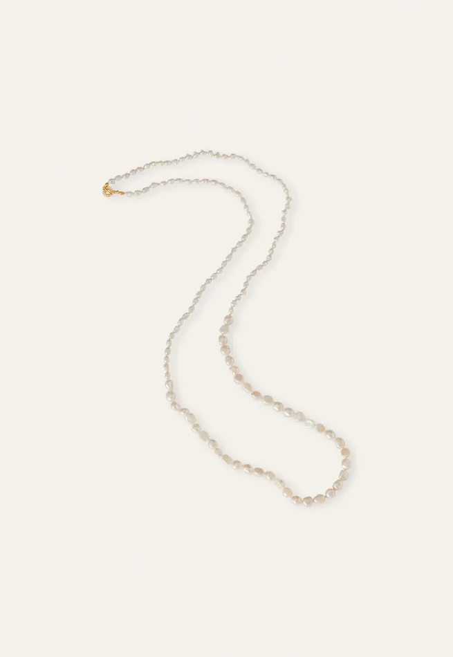 Poetry Fashion Jewellery Women Beaded Necklace Pearl