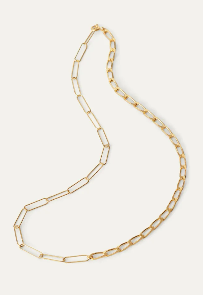 Poetry Fashion Jewellery Women Chain Necklace Gold