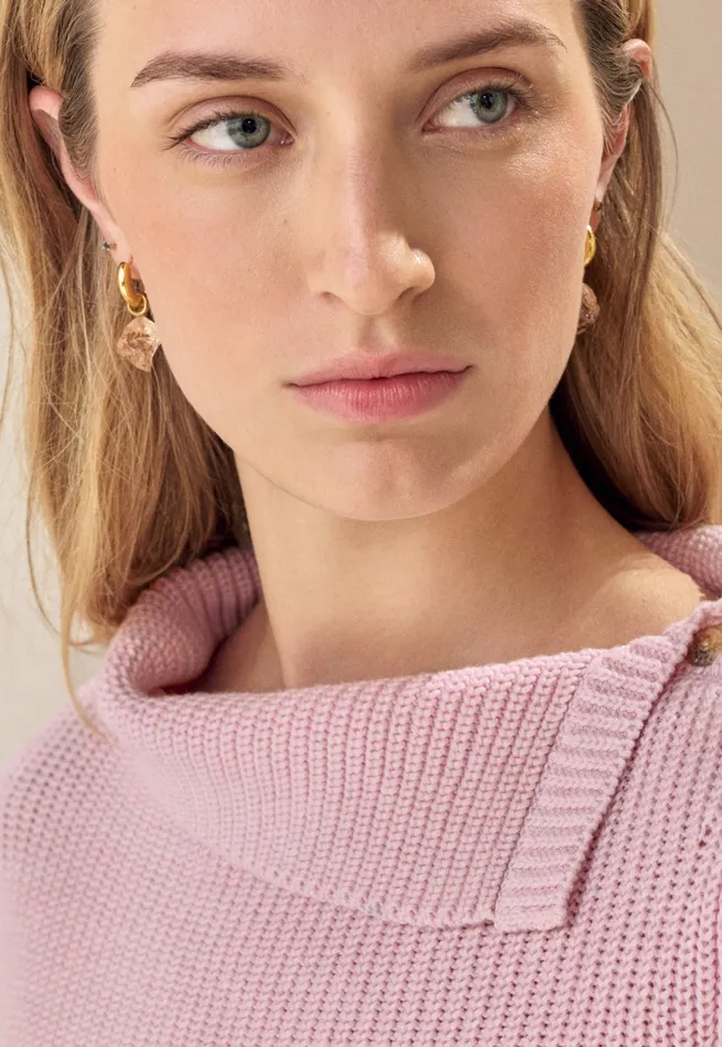 Poetry Fashion Jewellery Women Champagne Stone Earrings Gold And Champagne