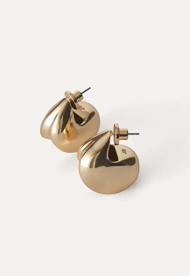 Poetry Fashion Jewellery Women Chunky Hoop Earrings Gold