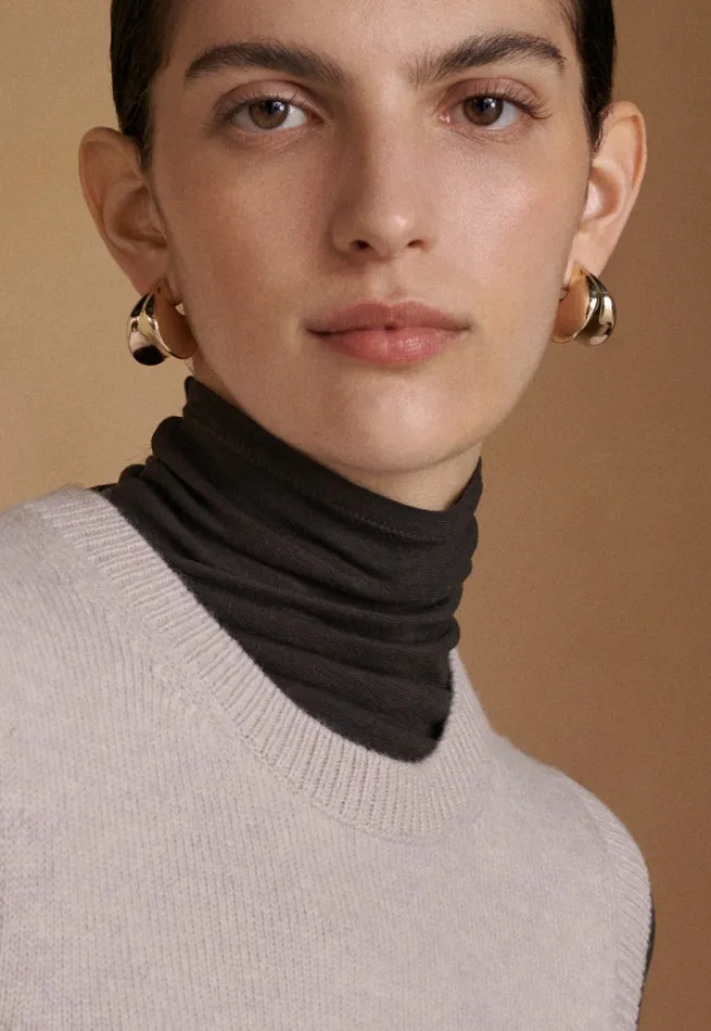 Poetry Fashion Jewellery Women Chunky Hoop Earrings Gold