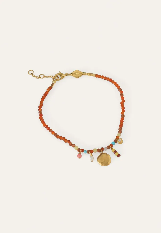 Poetry Fashion Jewellery Women Red Bead Bracelet Red