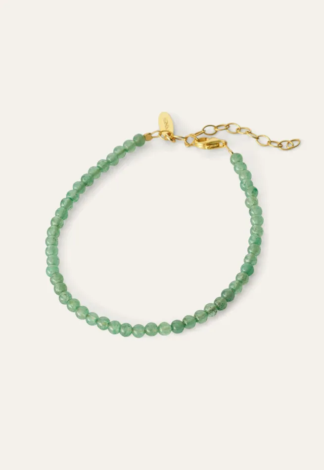 Poetry Fashion Jewellery Women Small Stone Bracelet Emerald