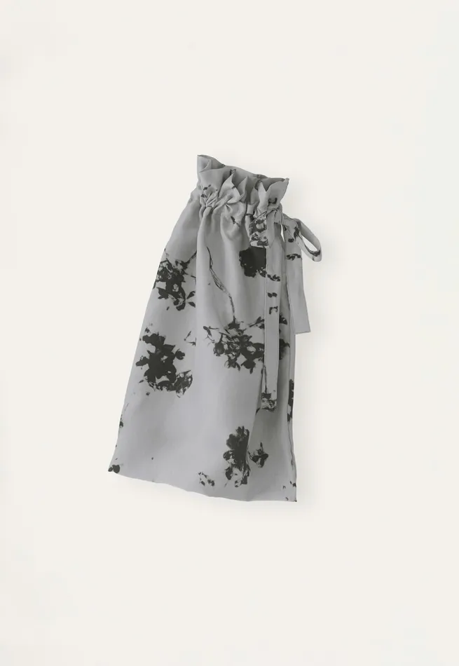 Poetry Fashion Nightwear Women Printed Silk Pyjamas Grey Mink