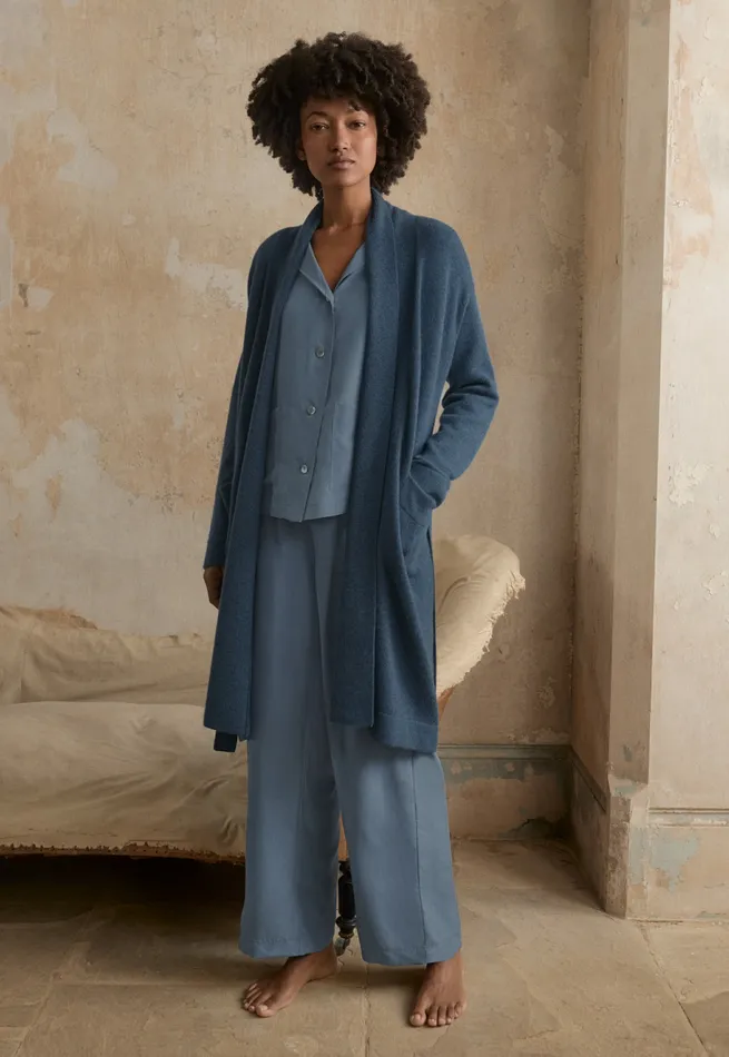 Poetry Fashion Nightwear Women Silk Pyjamas Baltic