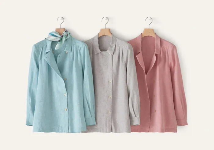 Poetry Fashion Shirts and Tunics Women Collar And Revere Shirt Pale Mink