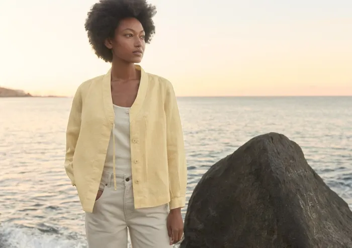Poetry Fashion Shirts and Tunics Women Kimonostyle Shirt Pastel Yellow