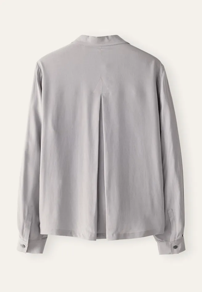Poetry Fashion Shirts and Tunics Women Patch Pocket Blouse Pale Mink