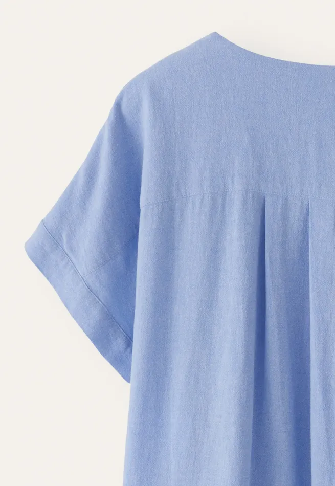 Poetry Fashion Shirts and Tunics Women Pleatfront Top Lilac Blue